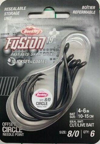 Berkley® Fusion19™ Superline EWG Hooks 5/0