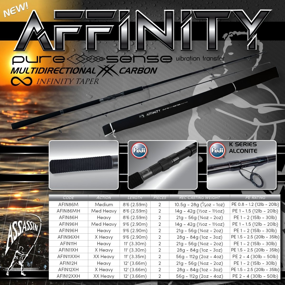 Assassin Affinity 2 piece  Stil Fishing