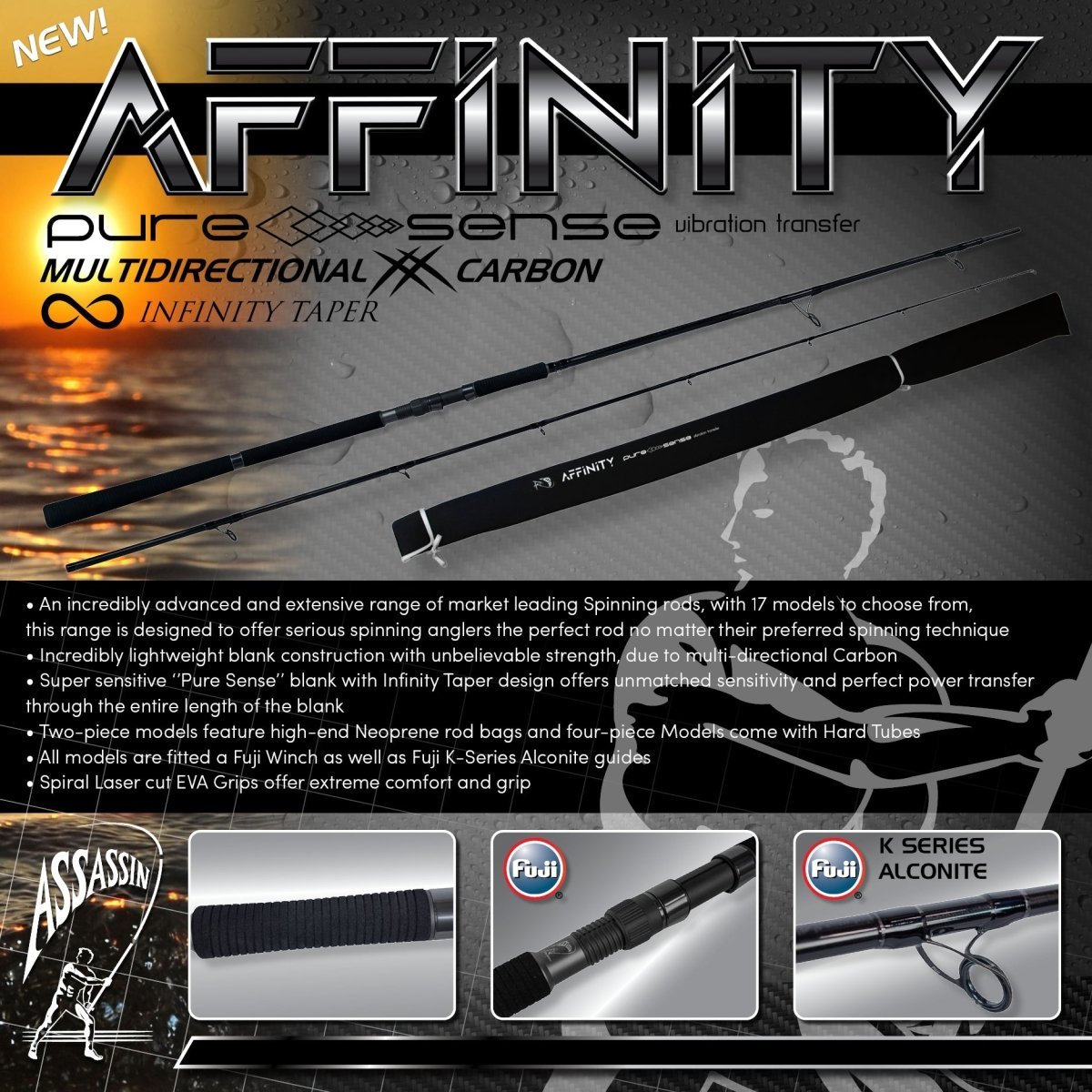 Assassin Affinity Travel Series 4 piece – Stil Fishing