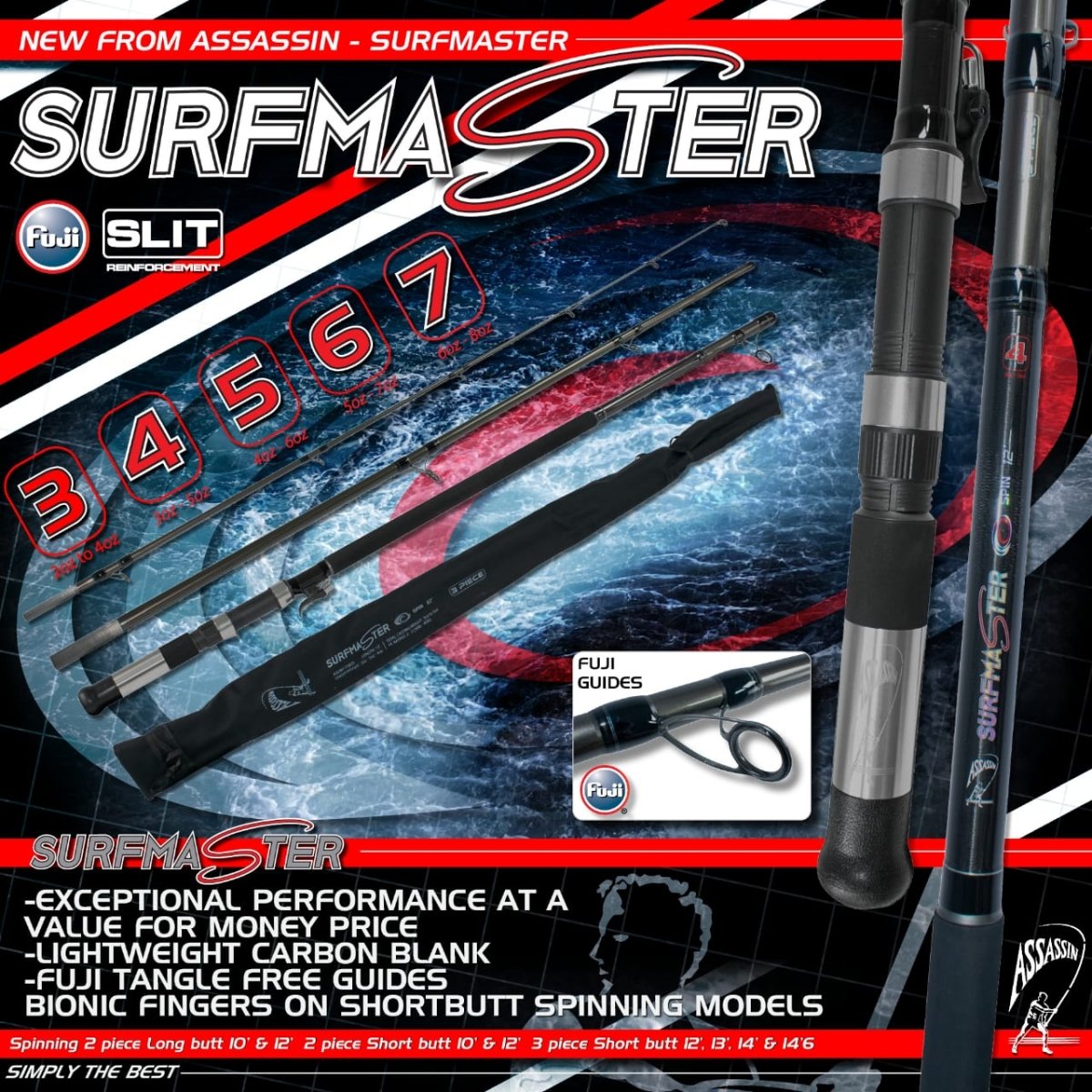 Assassin Extra Heavy Surf Rod Assassin Surfmaster – Stil Fishing