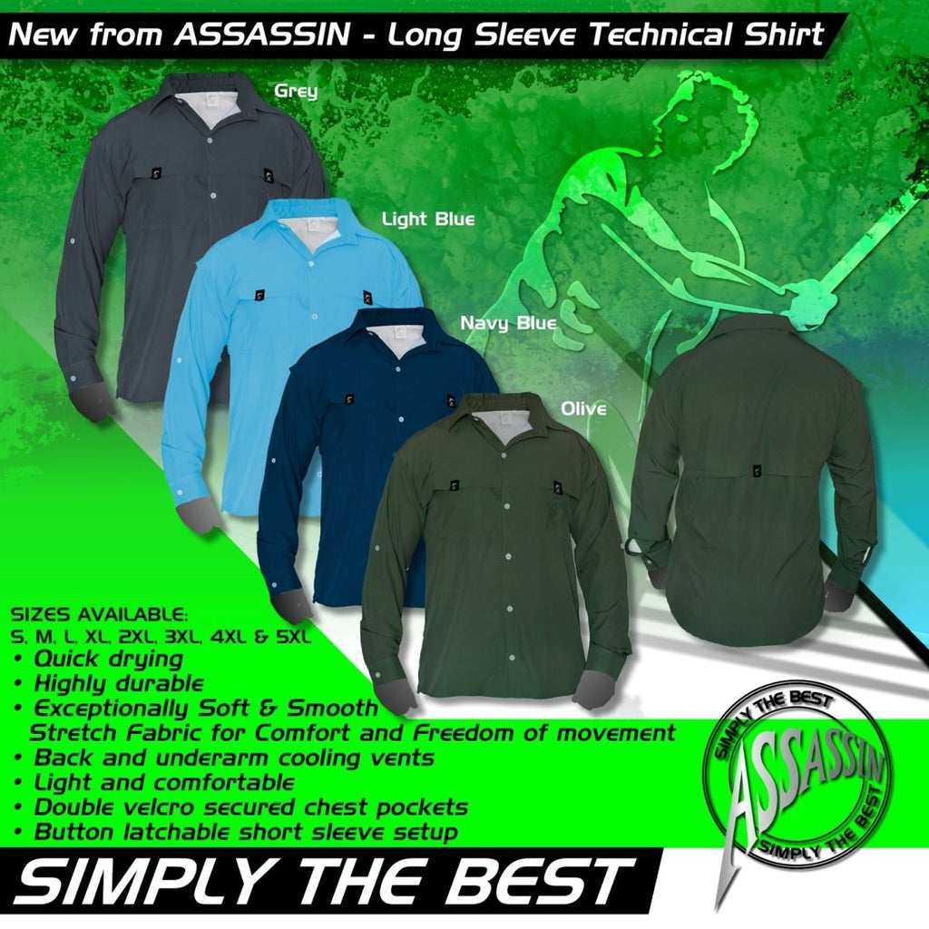 Assassin Long Sleeve Technical Shirt (New) - Stil Fishingclothing