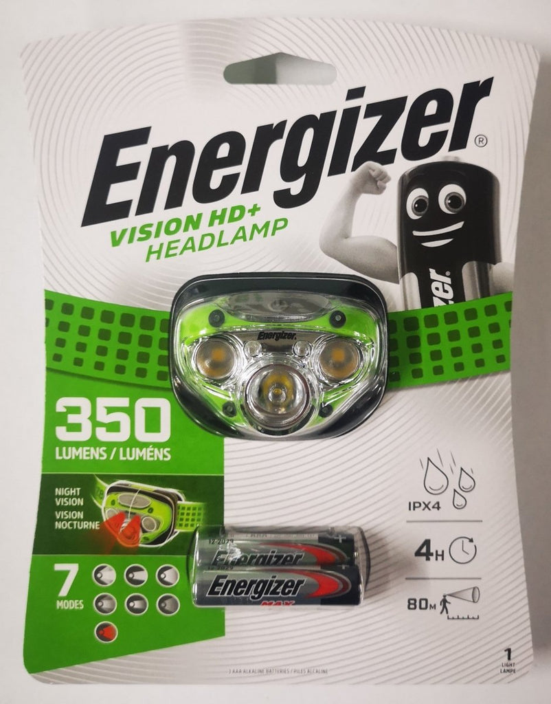 Energizer Vision HD+ 350 Lumen Headlamp - Stil Fishingheadlight