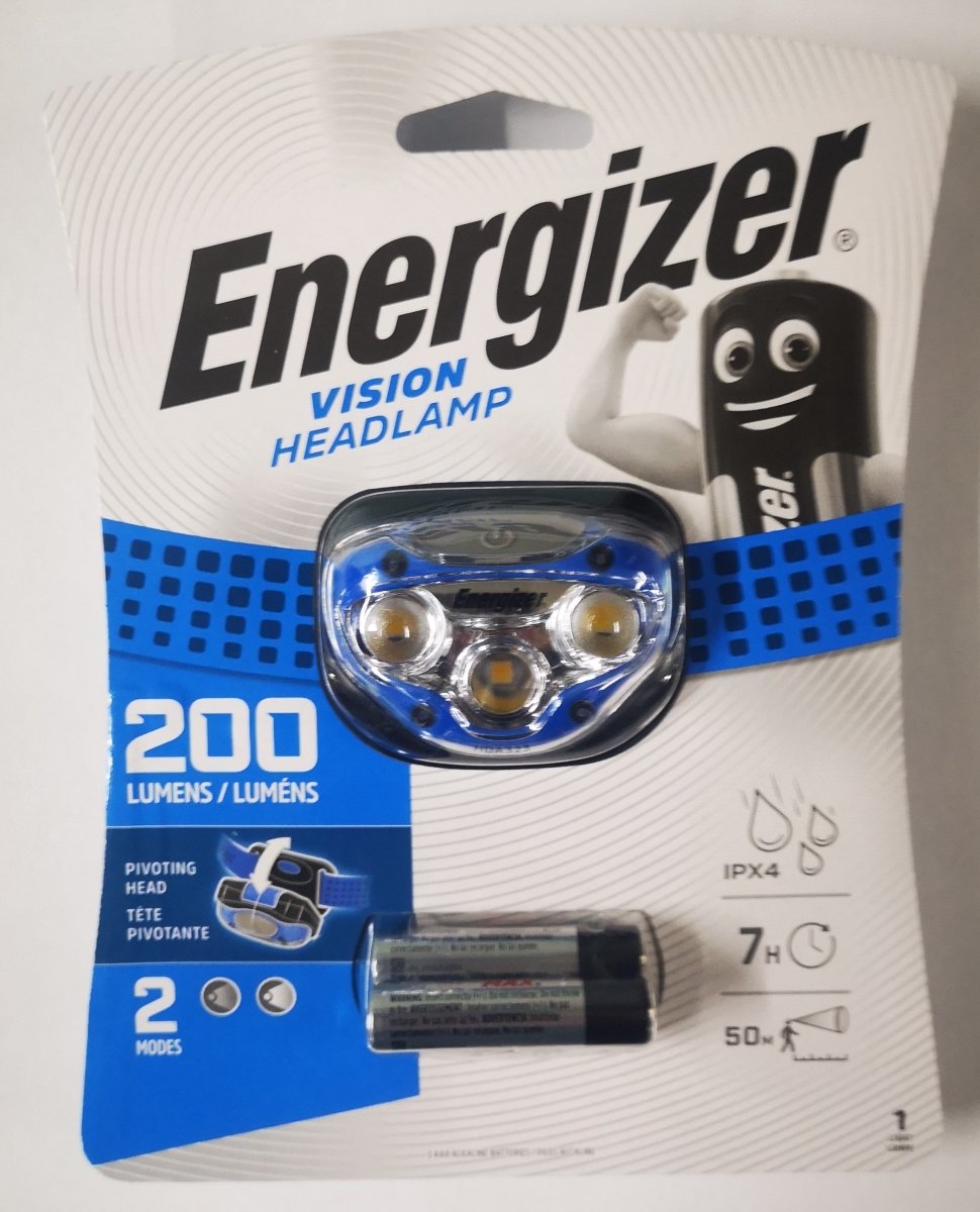 Energizer Vision Headlamp 200 Lumens Stil Fishing