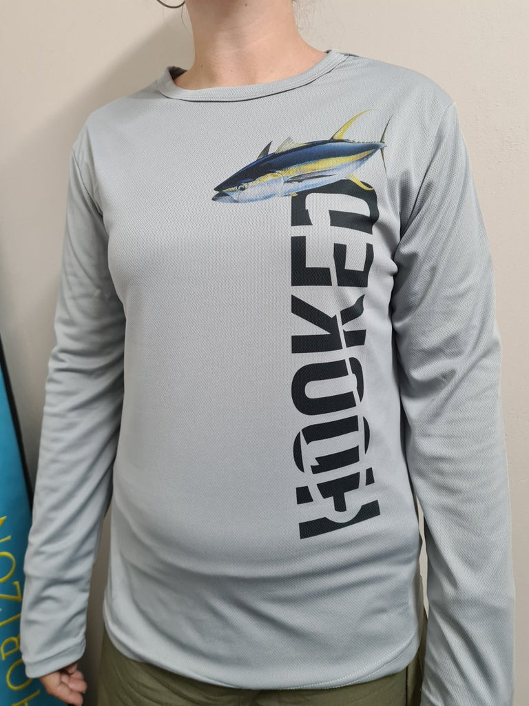 Grey Tuna Hooked Long Sleeve Shirt - Stil Fishing
