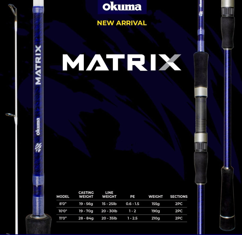 Okuma Matrix Spinning Rods - Stil FishingFishing Rod, rods, Rock and Surf