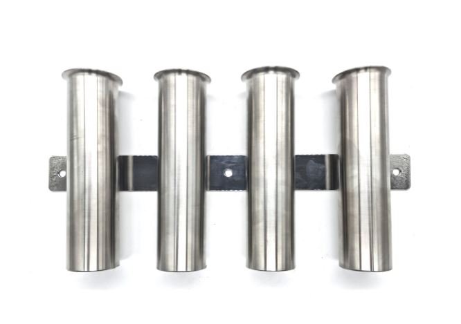fishing rod holders bullbar Stainless Steel Vertical 4 Rod Holder – Stil Fishing