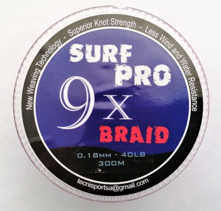 Tecni Perline Surf Pro 9X Braid 300m - Stil Fishingbraid